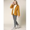 imageLock and Love Womens Casual Military Anorak Jacket  Lightweight Detachable Hooded Safari UtilityWjc643mustard