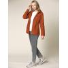 imageLock and Love Womens Casual Military Anorak Jacket  Lightweight Detachable Hooded Safari UtilityWjc643rust