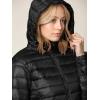 imageLock and Love Womens Ultra Light Weight Packable Down Jacket with Removable HoodieWjc2144black