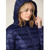 imageLock and Love Womens Ultra Light Weight Packable Down Jacket with Removable HoodieWjc2144navy