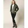 imageLock and Love Womens Ultra Light Weight Packable Down Jacket with Removable HoodieWjc2144olive