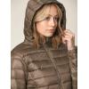 imageLock and Love Womens Ultra Light Weight Packable Down Jacket with Removable HoodieWjc2144taupe