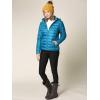 imageLock and Love Womens Ultra Light Weight Packable Down Jacket with Removable HoodieWjc2144teal