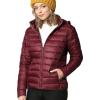 imageLock and Love Womens Ultra Light Weight Packable Down Jacket with Removable HoodieWjc2144wine