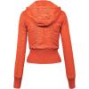 imageLock and Love LL Womens Casual Inner Fleece Bomber Jacket with Removable Hoodie