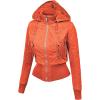 imageLock and Love LL Womens Casual Inner Fleece Bomber Jacket with Removable Hoodie