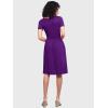 imageLock and Love LL Womens Comfy Casual Short Sleeve Flowy Dresses Loose Plain Dress with PocketsWdr2304darkpurple