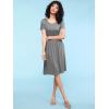 imageLock and Love LL Womens Comfy Casual Short Sleeve Flowy Dresses Loose Plain Dress with PocketsWdr2304hdg