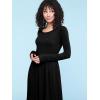 imageLock and Love LL Womens Comfy Casual Short Sleeve Flowy Dresses Loose Plain Dress with PocketsWdr2305black