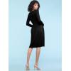 imageLock and Love LL Womens Comfy Casual Short Sleeve Flowy Dresses Loose Plain Dress with PocketsWdr2305black