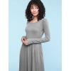 imageLock and Love LL Womens Comfy Casual Short Sleeve Flowy Dresses Loose Plain Dress with PocketsWdr2305heathergrey