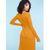 imageLock and Love LL Womens Comfy Casual Short Sleeve Flowy Dresses Loose Plain Dress with PocketsWdr2305mustard