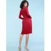 imageLock and Love LL Womens Comfy Casual Short Sleeve Flowy Dresses Loose Plain Dress with PocketsWdr2305red