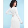 imageLock and Love LL Womens Comfy Casual Short Sleeve Flowy Dresses Loose Plain Dress with PocketsWdr2305white