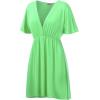 imageLock and Love Womens Short Sleeve Kimono Style Deep V Neck Casual Summer Dress S3XL Plus SizeWdr1338mint