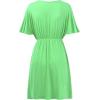 imageLock and Love Womens Short Sleeve Kimono Style Deep V Neck Casual Summer Dress S3XL Plus SizeWdr1338mint