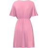 imageLock and Love Womens Short Sleeve Kimono Style Deep V Neck Casual Summer Dress S3XL Plus SizeWdr1338pink