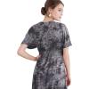 imageLock and Love Womens Short Sleeve Kimono Style Deep V Neck Casual Summer Dress S3XL Plus SizeWdr2386black