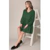 imageLock and Love Womens Summer Tunic Dress V Neck Casual Loose Flowy Swing Shift DressWdr2351green