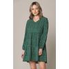 imageLock and Love Womens Summer Tunic Dress V Neck Casual Loose Flowy Swing Shift DressWdr2351greenpolka