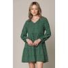 imageLock and Love Womens Summer Tunic Dress V Neck Casual Loose Flowy Swing Shift DressWdr2351greenpolka
