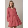 imageLock and Love Womens Summer Tunic Dress V Neck Casual Loose Flowy Swing Shift DressWdr2351mulberry