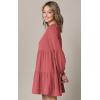 imageLock and Love Womens Summer Tunic Dress V Neck Casual Loose Flowy Swing Shift DressWdr2351mulberry