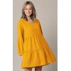 imageLock and Love Womens Summer Tunic Dress V Neck Casual Loose Flowy Swing Shift DressWdr2351mustard