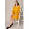 imageLock and Love Womens Summer Tunic Dress V Neck Casual Loose Flowy Swing Shift DressWdr2351mustard