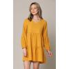imageLock and Love Womens Summer Tunic Dress V Neck Casual Loose Flowy Swing Shift DressWdr2351mustardpolka