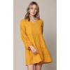 imageLock and Love Womens Summer Tunic Dress V Neck Casual Loose Flowy Swing Shift DressWdr2351mustardpolka