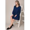imageLock and Love Womens Summer Tunic Dress V Neck Casual Loose Flowy Swing Shift DressWdr2351navy