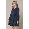imageLock and Love Womens Summer Tunic Dress V Neck Casual Loose Flowy Swing Shift DressWdr2351navypolka
