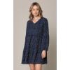 imageLock and Love Womens Summer Tunic Dress V Neck Casual Loose Flowy Swing Shift DressWdr2351navypolka