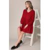 imageLock and Love Womens Summer Tunic Dress V Neck Casual Loose Flowy Swing Shift DressWdr2351wine