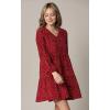 imageLock and Love Womens Summer Tunic Dress V Neck Casual Loose Flowy Swing Shift DressWdr2351winepolka