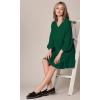 imageLock and Love Womens Summer Tunic Dress V Neck Casual Loose Flowy Swing Shift DressWdr2354green