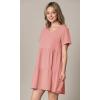 imageLock and Love Womens Summer Tunic Dress V Neck Casual Loose Flowy Swing Shift DressWdr2354pink