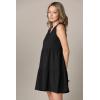 imageLock and Love Womens Summer Tunic Dress V Neck Casual Loose Flowy Swing Shift DressWdr2357black