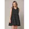 imageLock and Love Womens Summer Tunic Dress V Neck Casual Loose Flowy Swing Shift DressWdr2357blackpolka