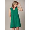imageLock and Love Womens Summer Tunic Dress V Neck Casual Loose Flowy Swing Shift DressWdr2357green