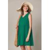 imageLock and Love Womens Summer Tunic Dress V Neck Casual Loose Flowy Swing Shift DressWdr2357green