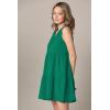 imageLock and Love Womens Summer Tunic Dress V Neck Casual Loose Flowy Swing Shift DressWdr2357green