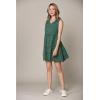 imageLock and Love Womens Summer Tunic Dress V Neck Casual Loose Flowy Swing Shift DressWdr2357greenpolka