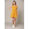 imageLock and Love Womens Summer Tunic Dress V Neck Casual Loose Flowy Swing Shift DressWdr2357mustardpolka