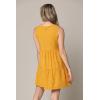 imageLock and Love Womens Summer Tunic Dress V Neck Casual Loose Flowy Swing Shift DressWdr2357mustardpolka