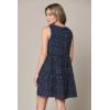 imageLock and Love Womens Summer Tunic Dress V Neck Casual Loose Flowy Swing Shift DressWdr2357navypolka
