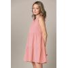imageLock and Love Womens Summer Tunic Dress V Neck Casual Loose Flowy Swing Shift DressWdr2357pink
