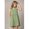 imageLock and Love Womens Summer Tunic Dress V Neck Casual Loose Flowy Swing Shift DressWdr2357sage