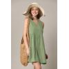 imageLock and Love Womens Summer Tunic Dress V Neck Casual Loose Flowy Swing Shift DressWdr2357sage